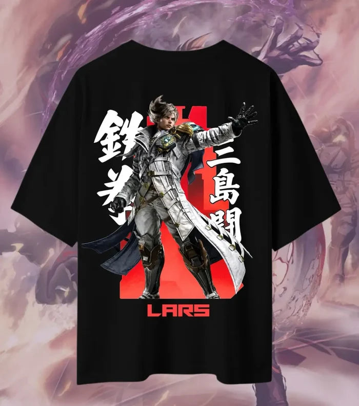 Lars Alexandersson Rebel Leader Tekken T-Shirt | Premium Gaming Tee | Oversized Fit - Tekken