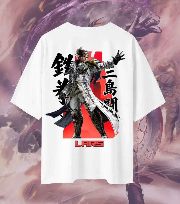 Lars Alexandersson Rebel Leader Tekken T-Shirt | Premium Gaming Tee | Oversized Fit - Tekken