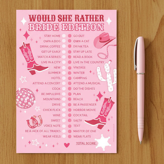 Last Rodeo Hen Party Set of 4 Games Bundle - Pack of 8