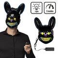 LED Light-Up Killer Rabbit Halloween Mask