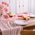 Light Pink Chiffon Table Runner - 5m