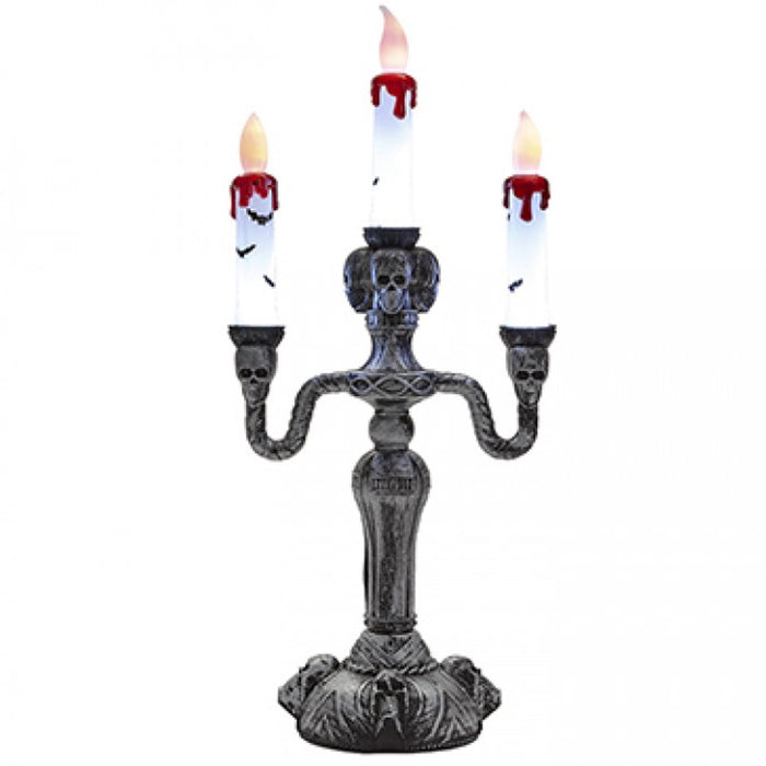 Light Up Spooky Halloween Candlestick Prop - 40cm