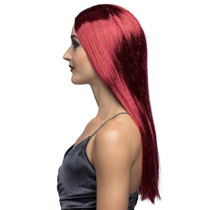 Long Mahogany Red Wig
