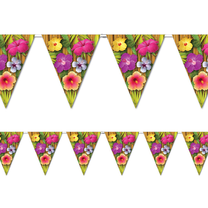Luau Flag Bunting - 3.65m