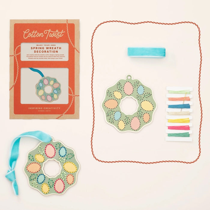 Make Your Own Spring Easter Wreath Decoration