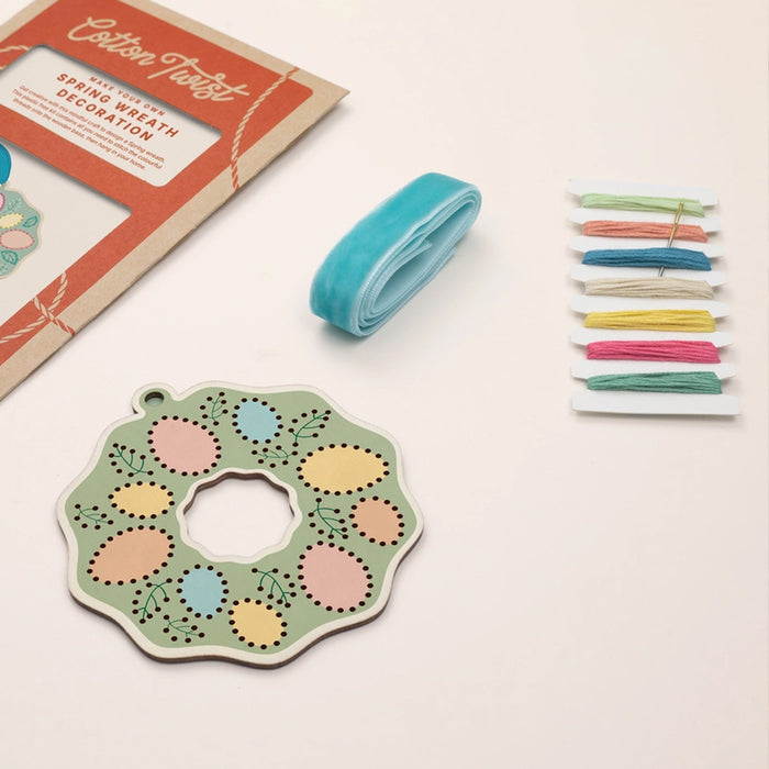 Make Your Own Spring Easter Wreath Decoration