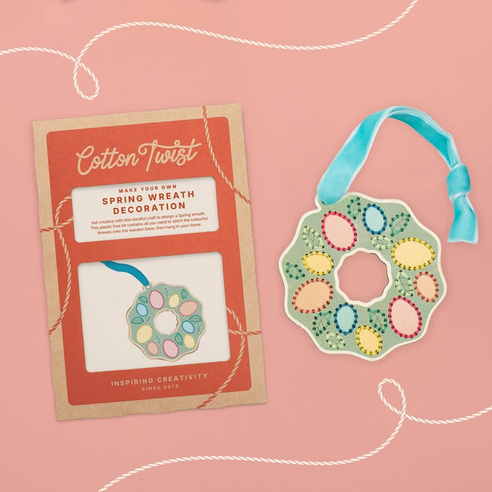 Make Your Own Spring Easter Wreath Decoration