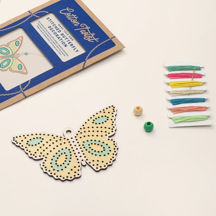 Make Your Own Stitched Butterfly Decoration