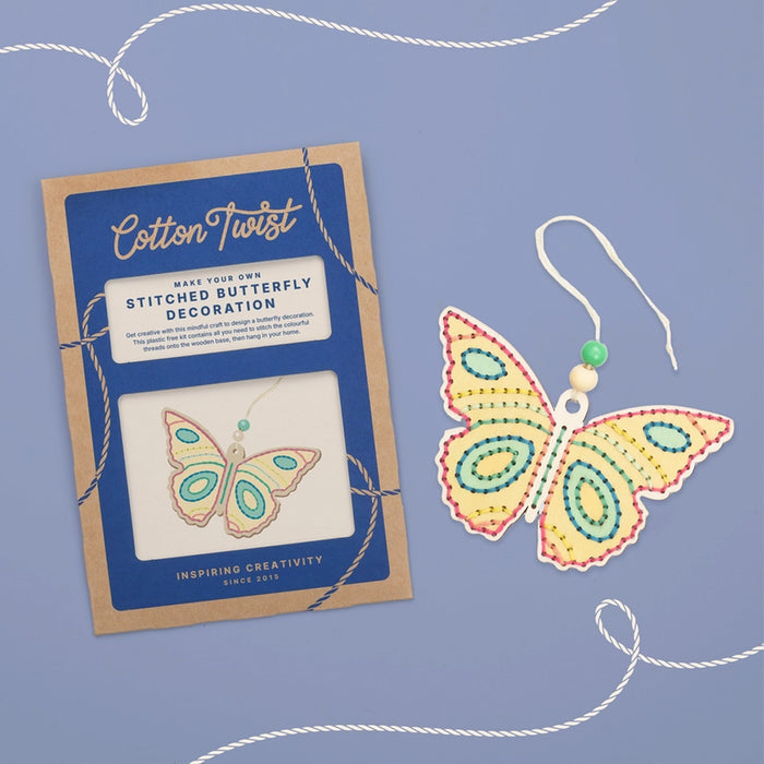Make Your Own Stitched Butterfly Decoration