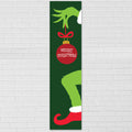 Mean Green Christmas Portrait Banner - 30cm x 120cm