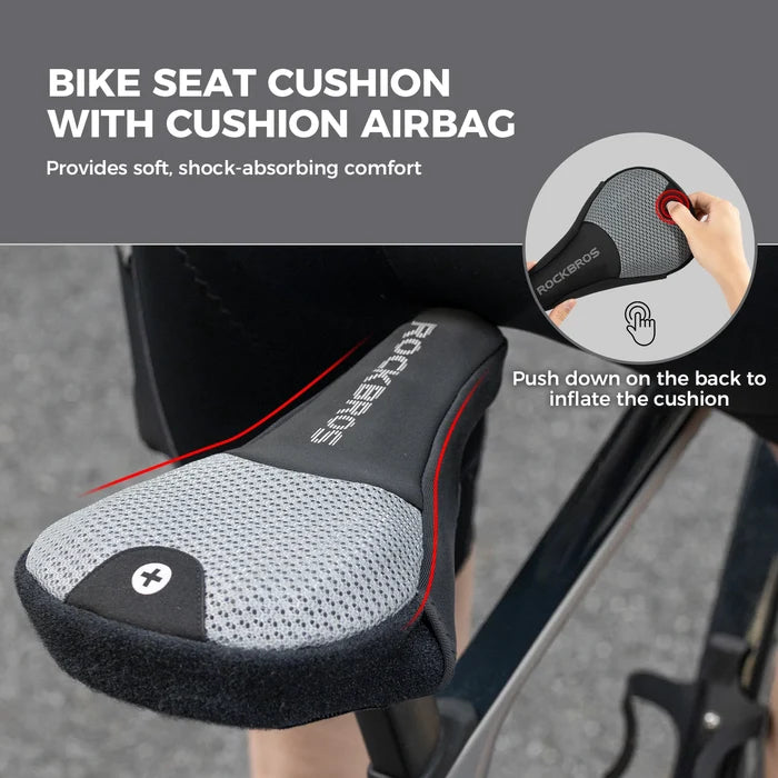 Memory Foam Bike Seat Cover with Air Cushion