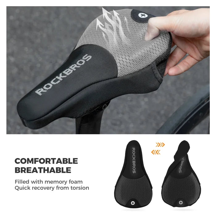 Memory Foam Bike Seat Cover with Air Cushion