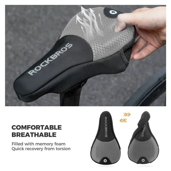 Memory Foam Bike Seat Cover with Air Cushion