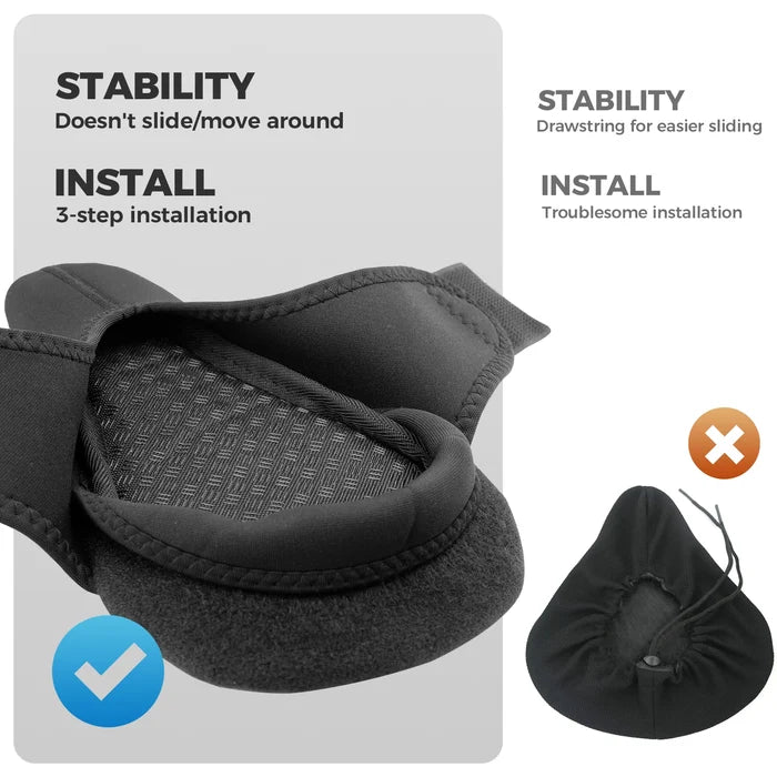 Memory Foam Bike Seat Cover with Air Cushion