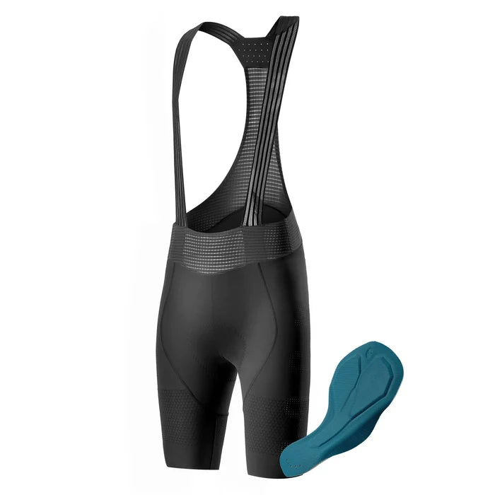 ROCKBROS mens cycling bib shorts padded high-elastic
