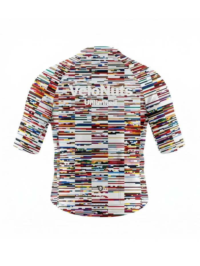 Men's Cycling Jersey Pixel Riot#Type_Glitch Scan
