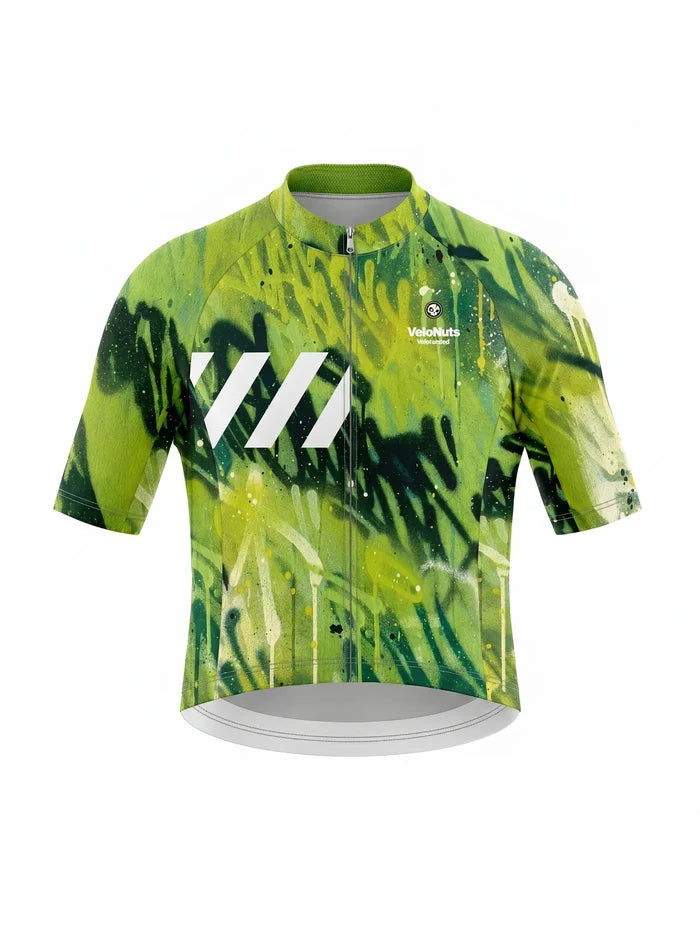 Men's Cycling Jersey Street Graffiti#Type_Lime Tag