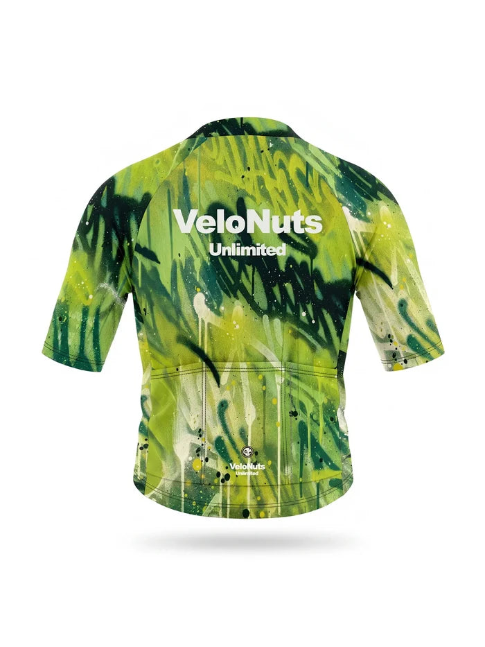 Men's Cycling Jersey Street Graffiti#Type_Lime Tag