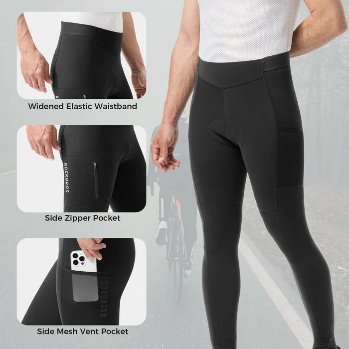 ROCKBROS mens cycling long pants breathable leggings