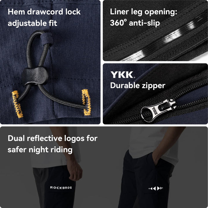Men's MTB Shorts with Padded Liner & Cargo Pockets