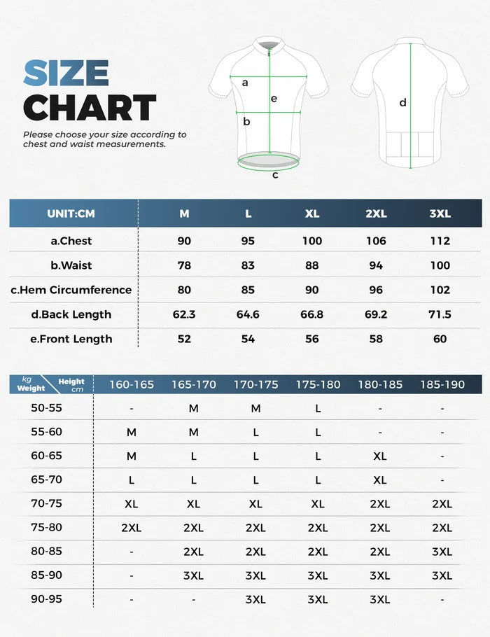 Men’s Short Sleeve Cycling Jersey – Lightweight, Breathable & Quick Dry