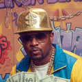 Metallic Gold Cap with Dollar Sign