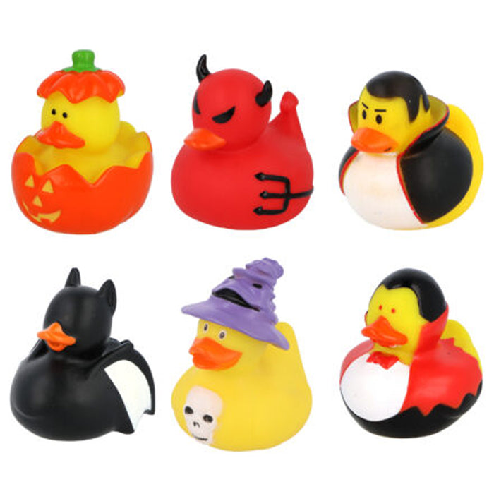 Mini Halloween Rubber Ducks - Pack Of 12