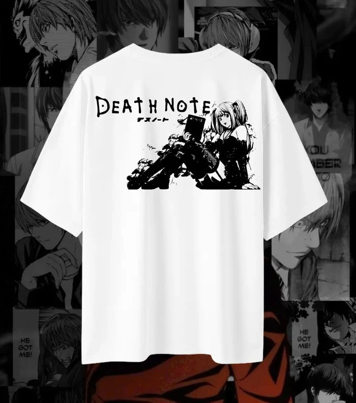 Misa Amane Death Note Dual Print Oversized T-Shirt | 240 GSM Premium Anime Tee - 180GSM / S - Death Note