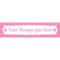 Mother's Day Flowers Personalised Banner - 1.2m