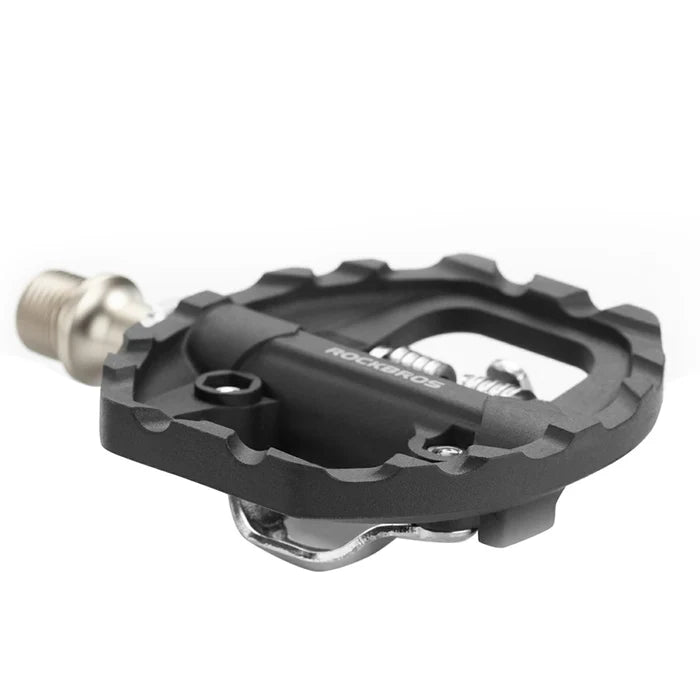 ROCKBROS mountain bicycle pedals 2 in 1 SPD & flat pedals