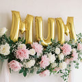MUM Mother's Day Gold Air-Fill Letter Foil Balloons - 16"