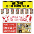 Murder Mystery Paper Decoration Pack