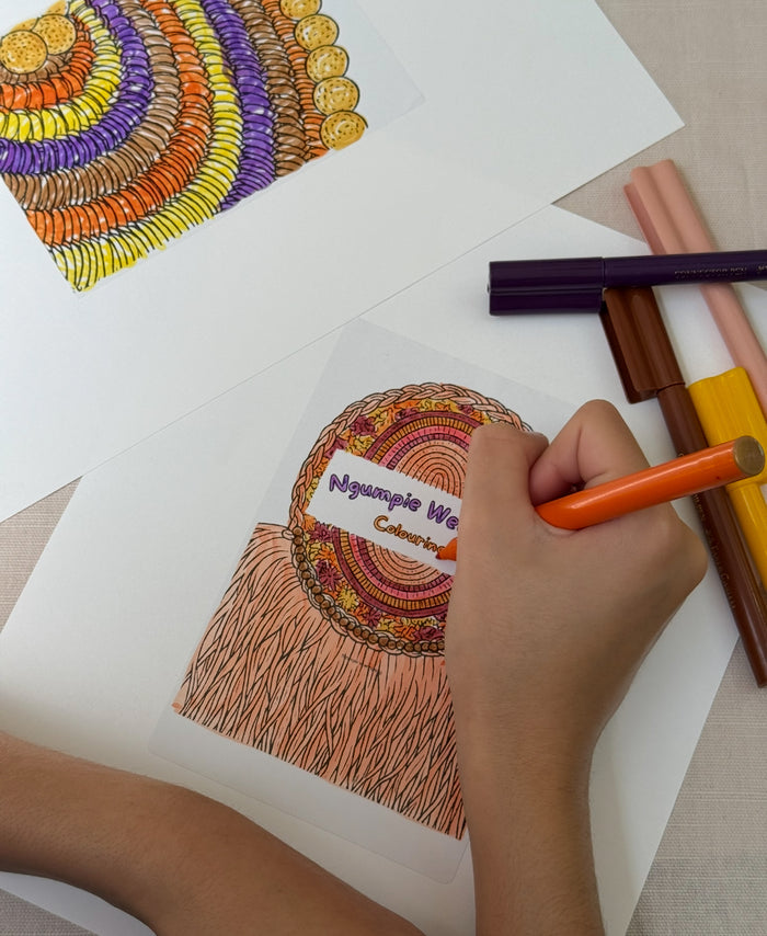 Ngumpie Colouring-in Book