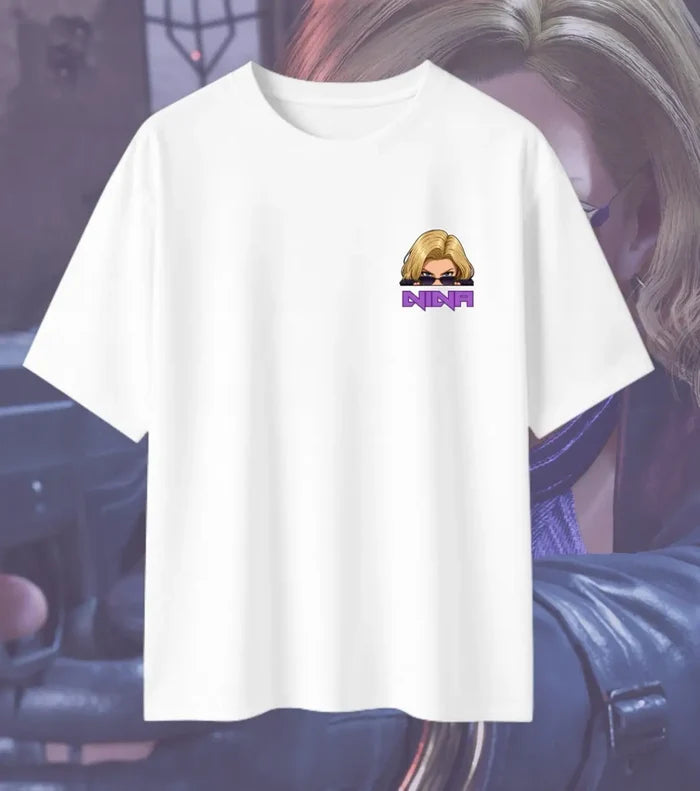 Nina Williams Tekken T-Shirt | Tekken 8 Gaming Tee | Oversized | Bowchika - Tekken