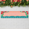 Ocean Girl Personalised Text Banner - 120cm x 30cm