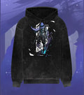 Omen – Shadow Reaper Valorant Acid Wash Hoodie | Premium Gamer Streetwear - Black / XS - Valorant