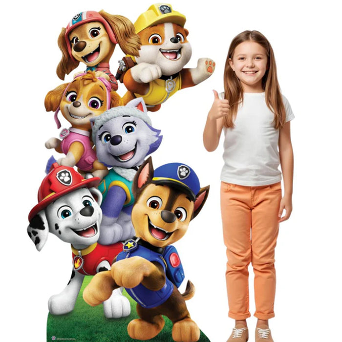 Paw Patrol Group Lifesize Cardboard Cutout - 1.64m