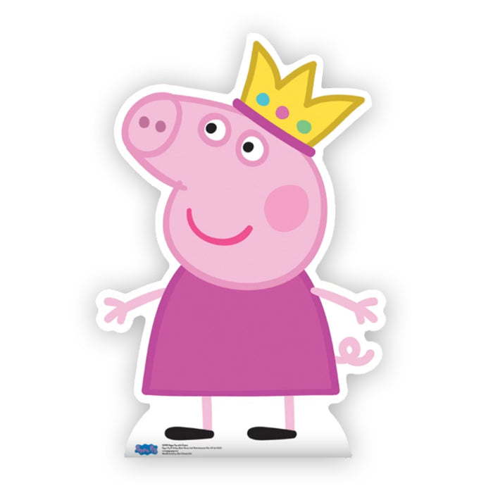 Peppa Pig Crown Cardboard Cut Out - 90cm