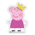 Peppa Pig Crown Cardboard Cut Out - 90cm