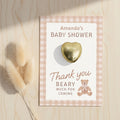 Personalised Bear Baby Shower Thank you Favours - Pack of 8