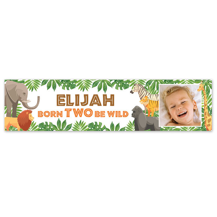 Personalised Born Two Be Wild Photo Banner  - 1.2m