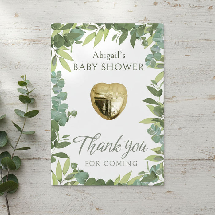Personalised Botanical Baby Shower Favours - Pack of 8
