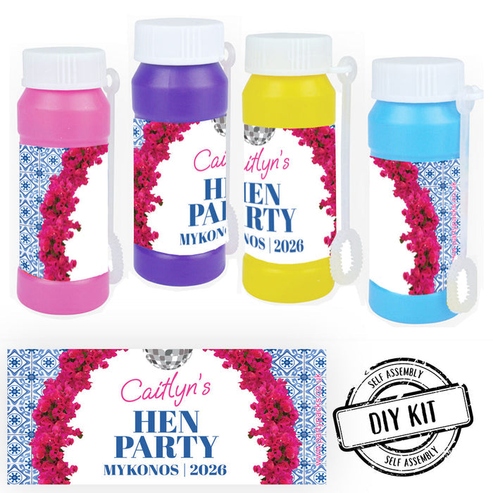Personalised Bubbles - Dancing Queen - Pack of 8