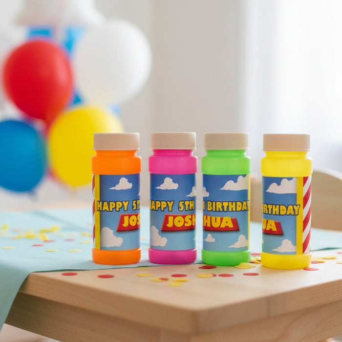 Personalised Bubbles - Toy Story - Pack of 8