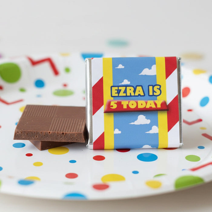 Personalised Chocolates - Toy Story - Pack 16