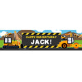 Personalised Diggers Banner - 120cm x 30cm
