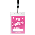 Personalised Hey Doll Pink Lanyards - Pack of 10