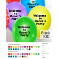 Personalised Latex Balloons - 10" - Pack of 100