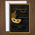 Personalised Masquerade Party Invitations - Pack of 16