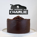 Personalised Motor Racing Car Foil Cake Topper - Each